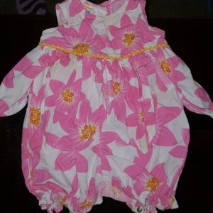 Sweet Potatoes One-Piece Pink Floral Outfit